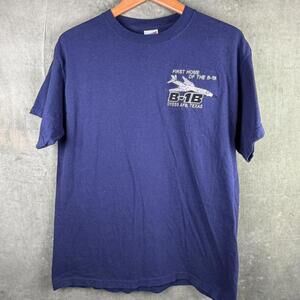 90’s B-1B Bomber Air Force blue T-Shirt #military